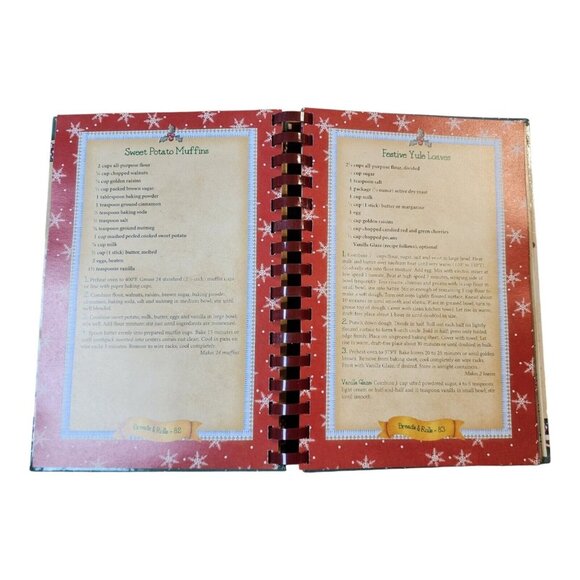 Old-Fashioned Holiday Christmas Recipe Book by Debbie Mumm Spiral Bound 2006 - Picture 8 of 11